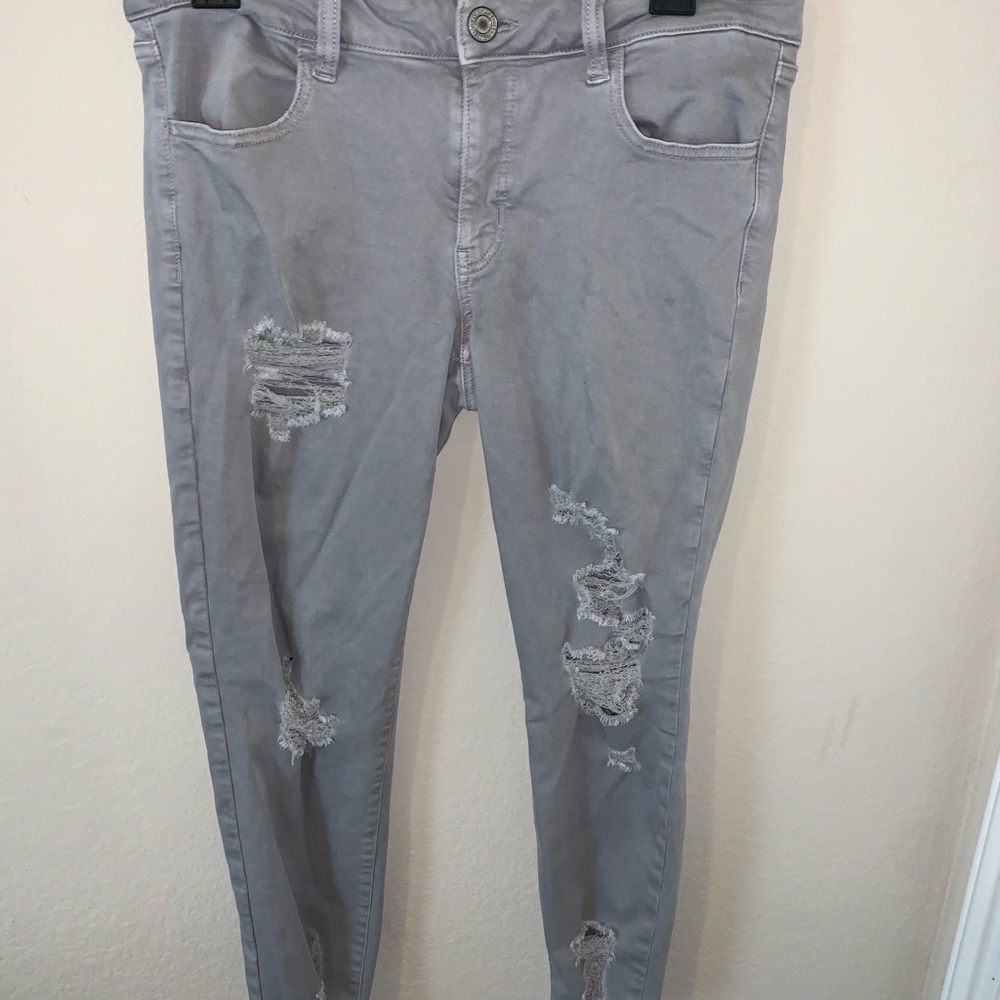 Grey jeans